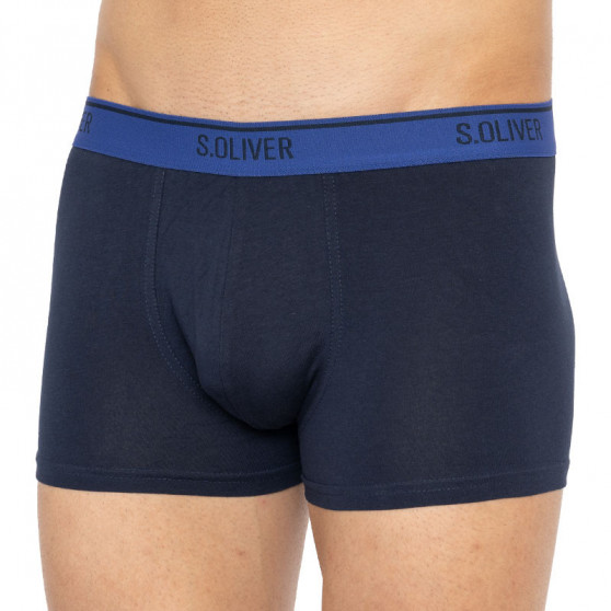 3PACK Boxers para homem S.Oliver azul (26.899.97.5623.12L3)