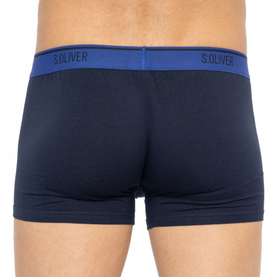 3PACK Boxers para homem S.Oliver azul (26.899.97.5623.12L3)