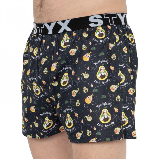 Boxers para homem Styx arte desportiva borracha Presentes Ládi Hrušky pera (B952)