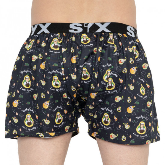 Boxers para homem Styx arte desportiva borracha Presentes Ládi Hrušky pera (B952)