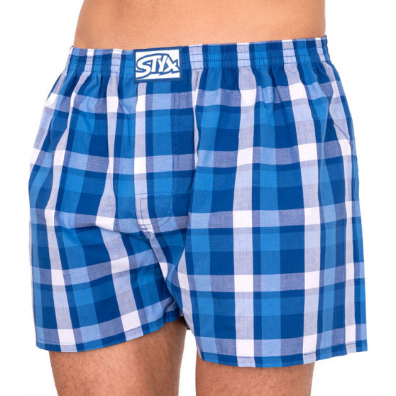 3PACK Boxers para homem Styx borracha clássica superdimensionado multicolorido (E8040510)