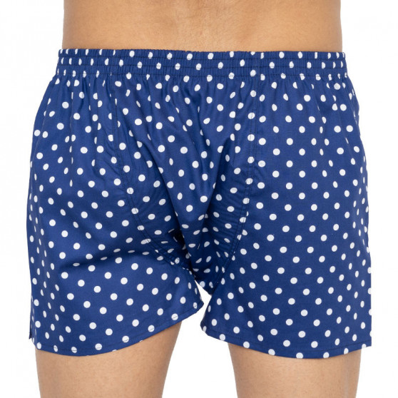 Boxers para homem ELKA azul profundo com bolinhas (P0041)