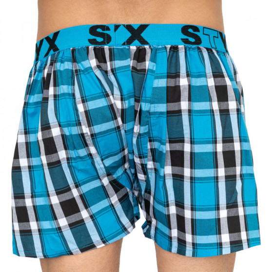 Sem embalagem - Boxers para homem Styx desporto elástico multi-colorido (B809)