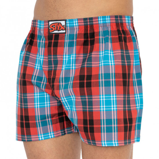 Boxers para homem Styx clássico de borracha superdimensionado multicolorido (E811)