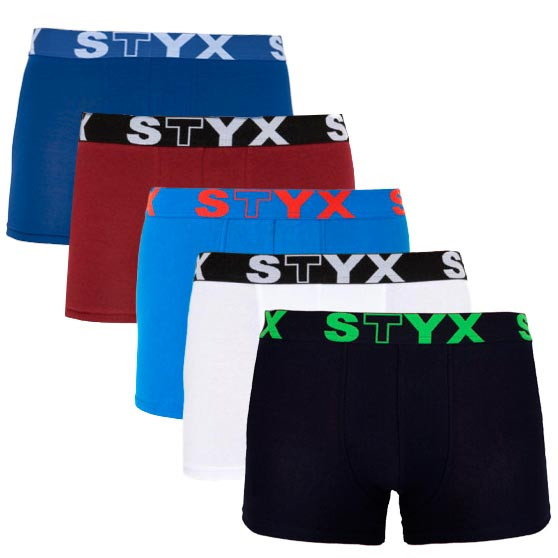 5PACK Boxers para homem Styx desporto elástico multicolorido (G106160686762)