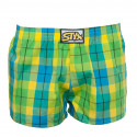 Boxers para criança Styx clássico elástico multicolorido (J813)