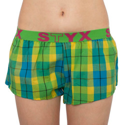 Boxers para mulher Styx desporto elástico multicolorido (T813)