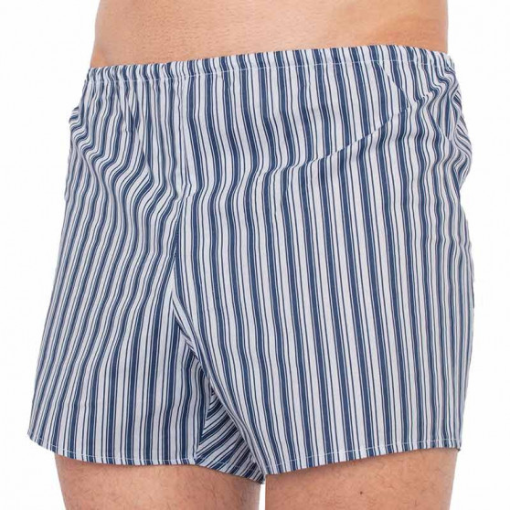 Boxers clássicos para homem Foltýn riscas azuis escuras