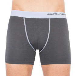 Boxers para homem 69SLAM fit bambu cinzento escuro (MBWDG-BB)