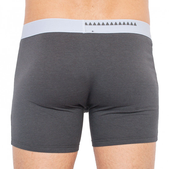 Boxers para homem 69SLAM fit bambu cinzento escuro (MBWDG-BB)