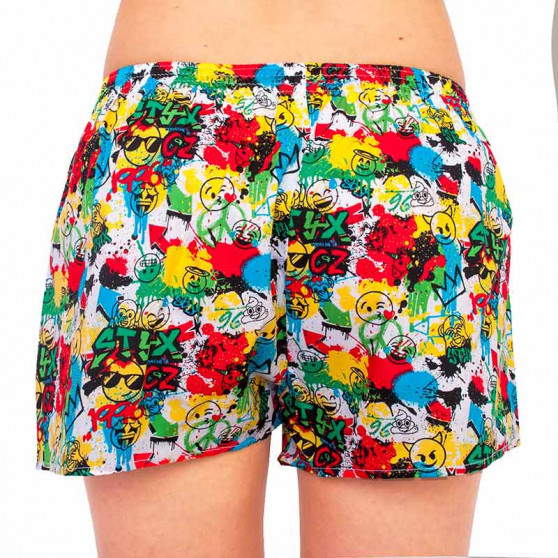 Boxers para mulher Styx arte clássica emoji de borracha (K954)