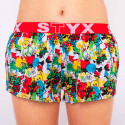 Boxers para mulher Styx arte desportiva borracha emoji (T954)