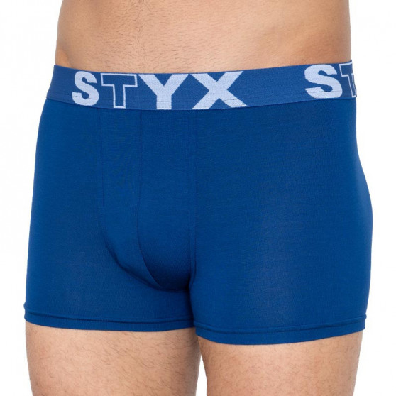 3PACK Boxers para homem Styx sport borracha azul (G9676869)