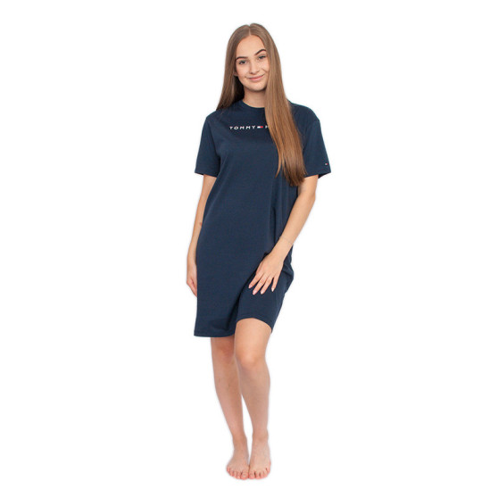 Camisola de noite para mulher Tommy Hilfiger azul escuro (UW0UW01639 416)