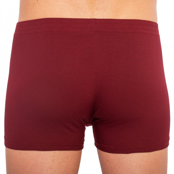 Boxers para homem Styx borracha clássica burgundy (Q1060)