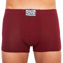 Boxers para homem Styx borracha clássica burgundy (Q1060)