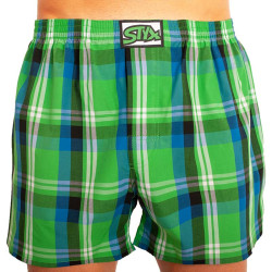 Boxers para homem Styx clássico elástico multi-colorido (A830)