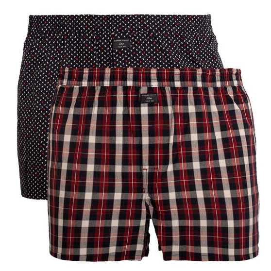 2PACK Boxers para homem S.Oliver multicolorido (26.899.97.8755.12D2)