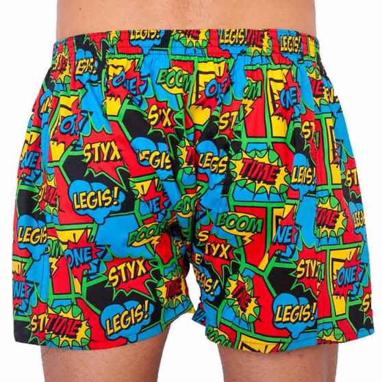 Boxers para homem Styx arte clássica borracha boom (A955)