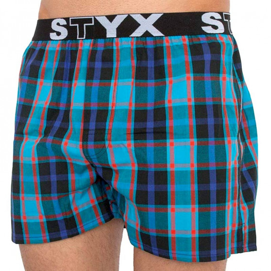 Boxers para homem Styx desporto elástico multicolorido (B819)