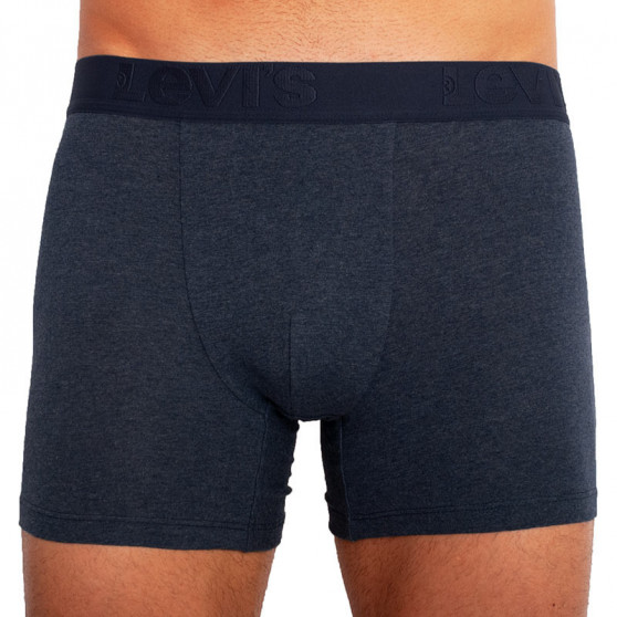 3PACK Boxers para homem Levis azul (905045001 008)