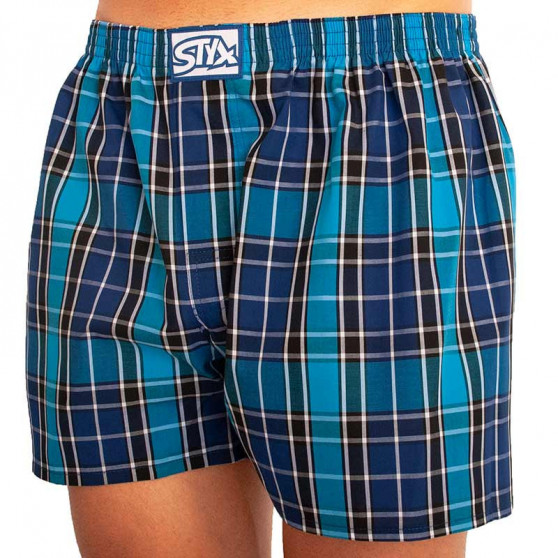 Boxers para homem Styx clássico de borracha superdimensionado multicolorido (E824)