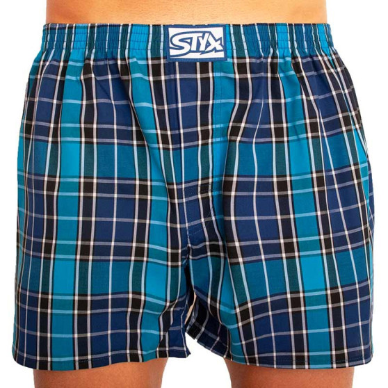 Boxers para homem Styx clássico de borracha superdimensionado multicolorido (E824)