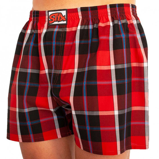 Boxers para homem Styx clássico de borracha superdimensionado multicolorido (E823)