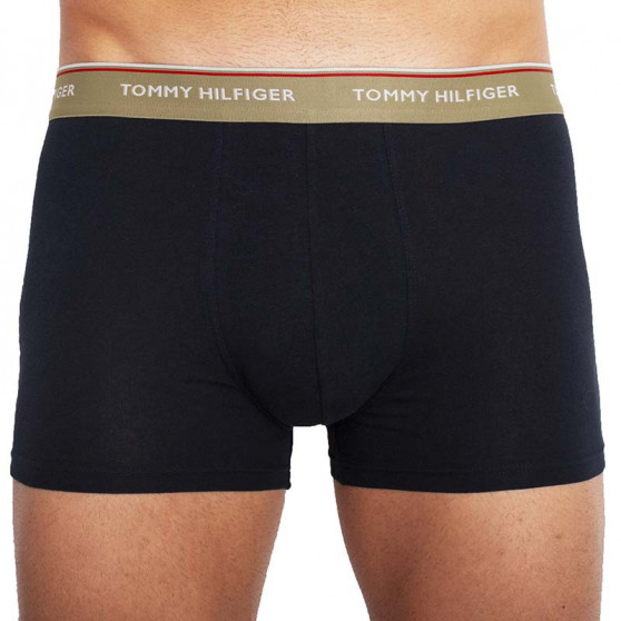 3PACK Boxers para homem Tommy Hilfiger azul escuro (UM0UM01642 0TW)