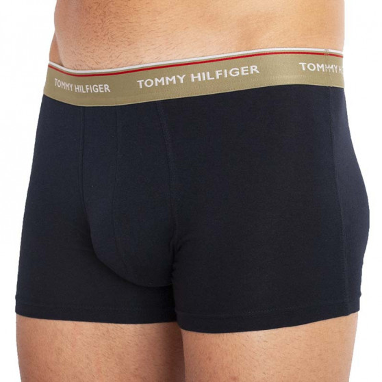 3PACK Boxers para homem Tommy Hilfiger azul escuro (UM0UM01642 0TW)