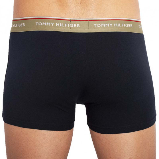 3PACK Boxers para homem Tommy Hilfiger azul escuro (UM0UM01642 0TW)