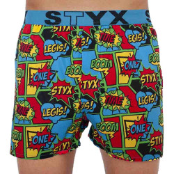 Boxers para homem Styx arte desporto borracha boom (B955)