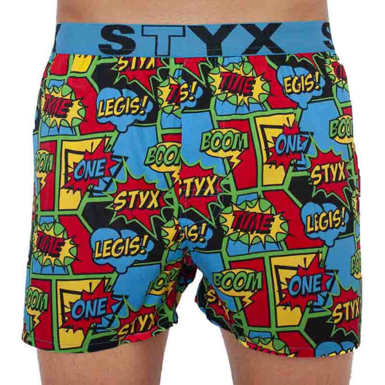 Boxers para homem Styx arte desporto borracha boom (B955)