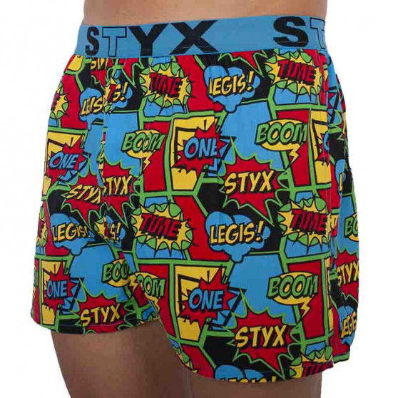 Boxers para homem Styx arte desporto borracha boom (B955)