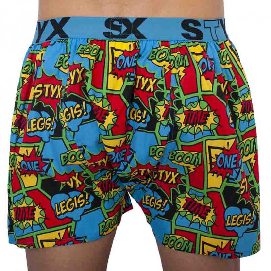 Boxers para homem Styx arte desporto borracha boom (B955)