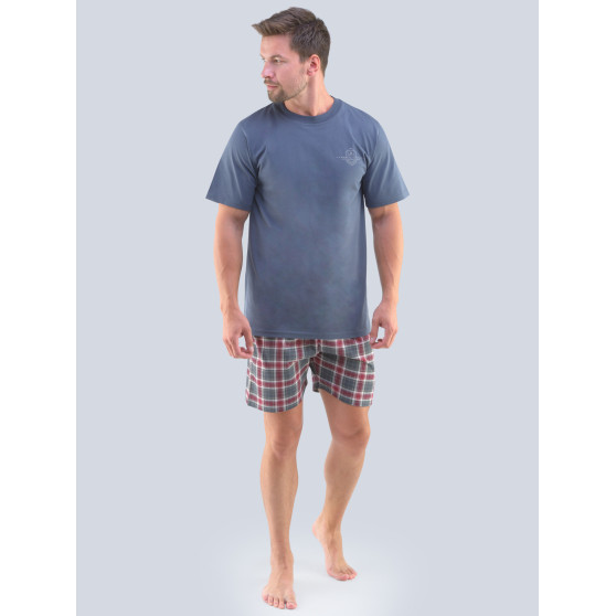 Pijama para homem Gino superdimensionado cinzento escuro (79096)