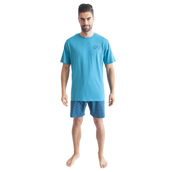 Pijama para homem Gino turquesa (79094)