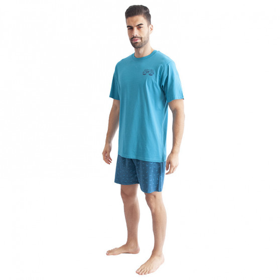 Pijama para homem Gino turquesa (79094)