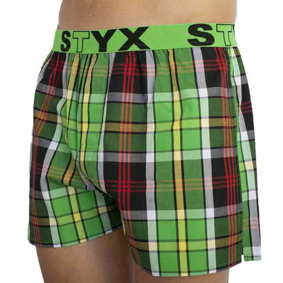 Boxers para homem Styx desporto elástico multicolorido (B822)