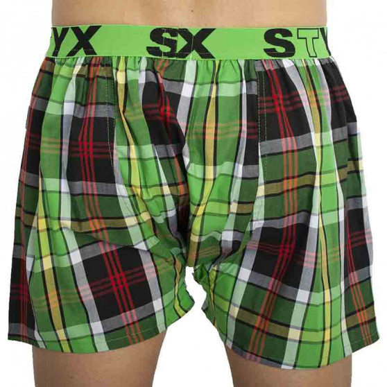 Boxers para homem Styx desporto elástico multicolorido (B822)