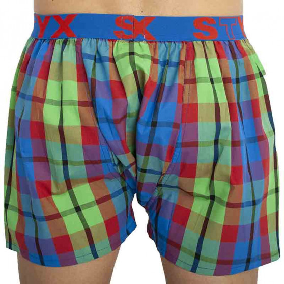 Boxers para homem Styx desporto elástico multicolorido (B827)