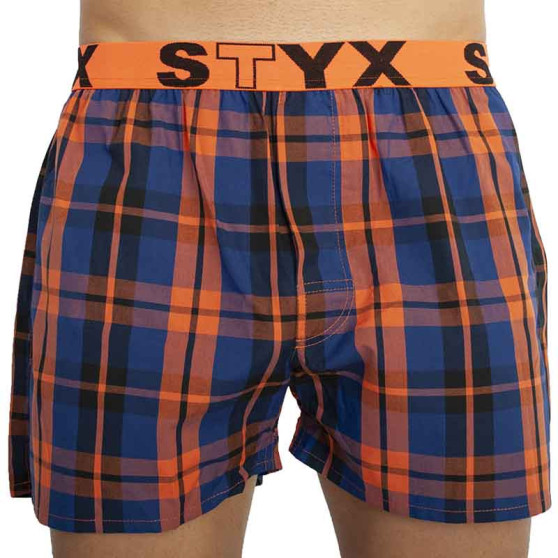 Boxers para homem Styx desporto elástico multicolorido (B826)