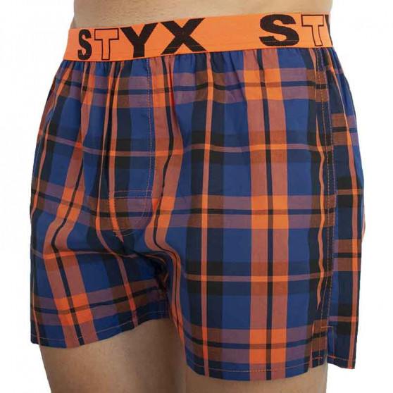 Boxers para homem Styx desporto elástico multicolorido (B826)