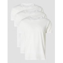 3PACK T-shirt para homem Calvin Klein branco (NB4011E-100)