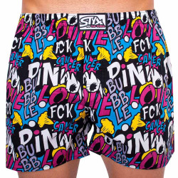 Boxers para homem Styx arte clássica borracha Pink Bubble (A1058)