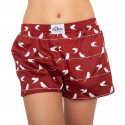 Boxers para senhora ELKA pombinhos cor de vinho (W00118)