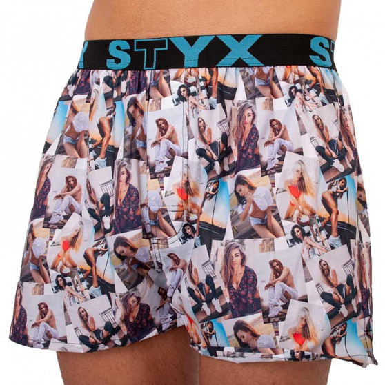 Boxers para homem Styx arte esportes borracha models - edição limitada (B1051)