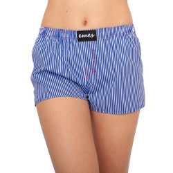 Boxers para mulher Emes riscas azuis (018)