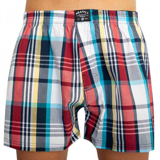 2PACK Boxers para homem Meatfly multicolorido (Jukebox 20 - E)