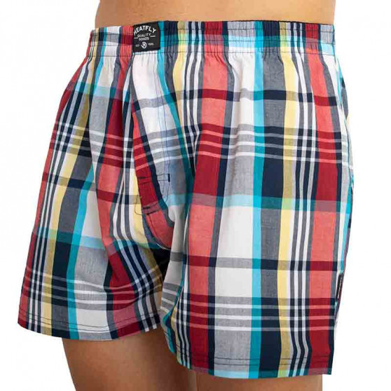 2PACK Boxers para homem Meatfly multicolorido (Jukebox 20 - E)